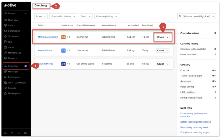 Motive unveils new Integrated Coaching platform to enhance driver efficiency and safety